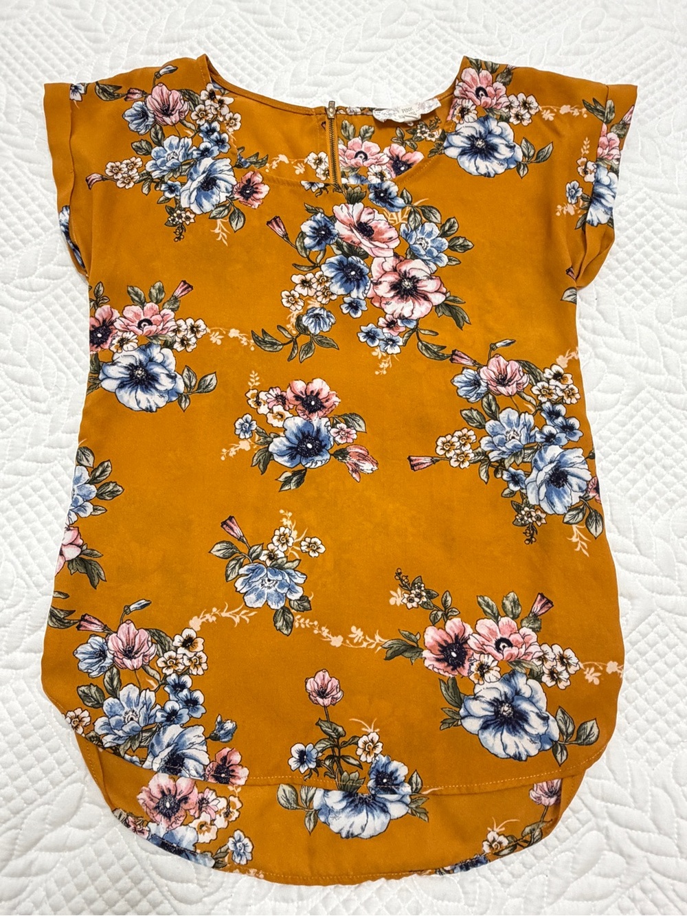 Pink Republic | Floral | Scoop Neck‎ | XS